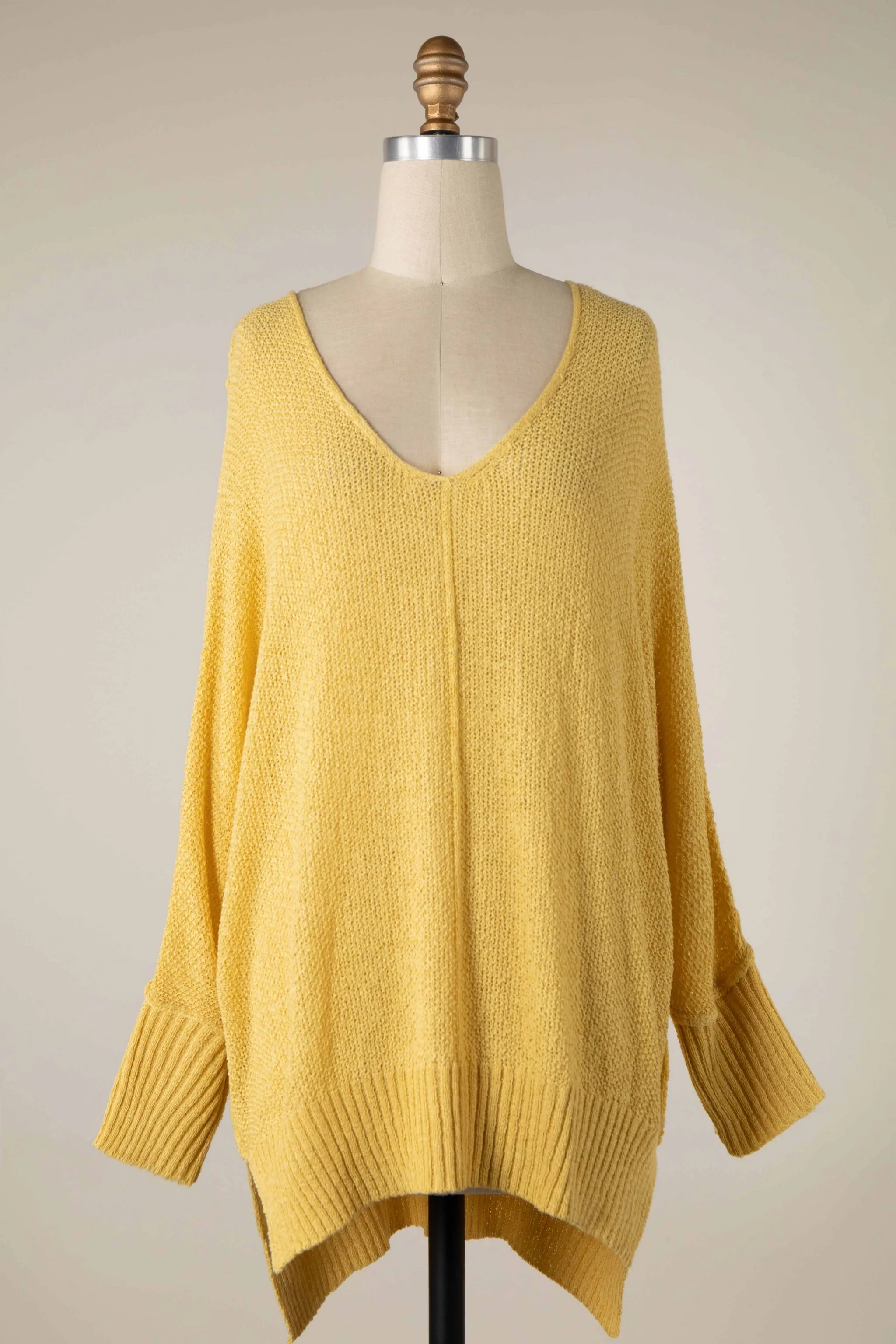 DOLMAN SLEEVE THIN KNIT SWEATER 1 PACK