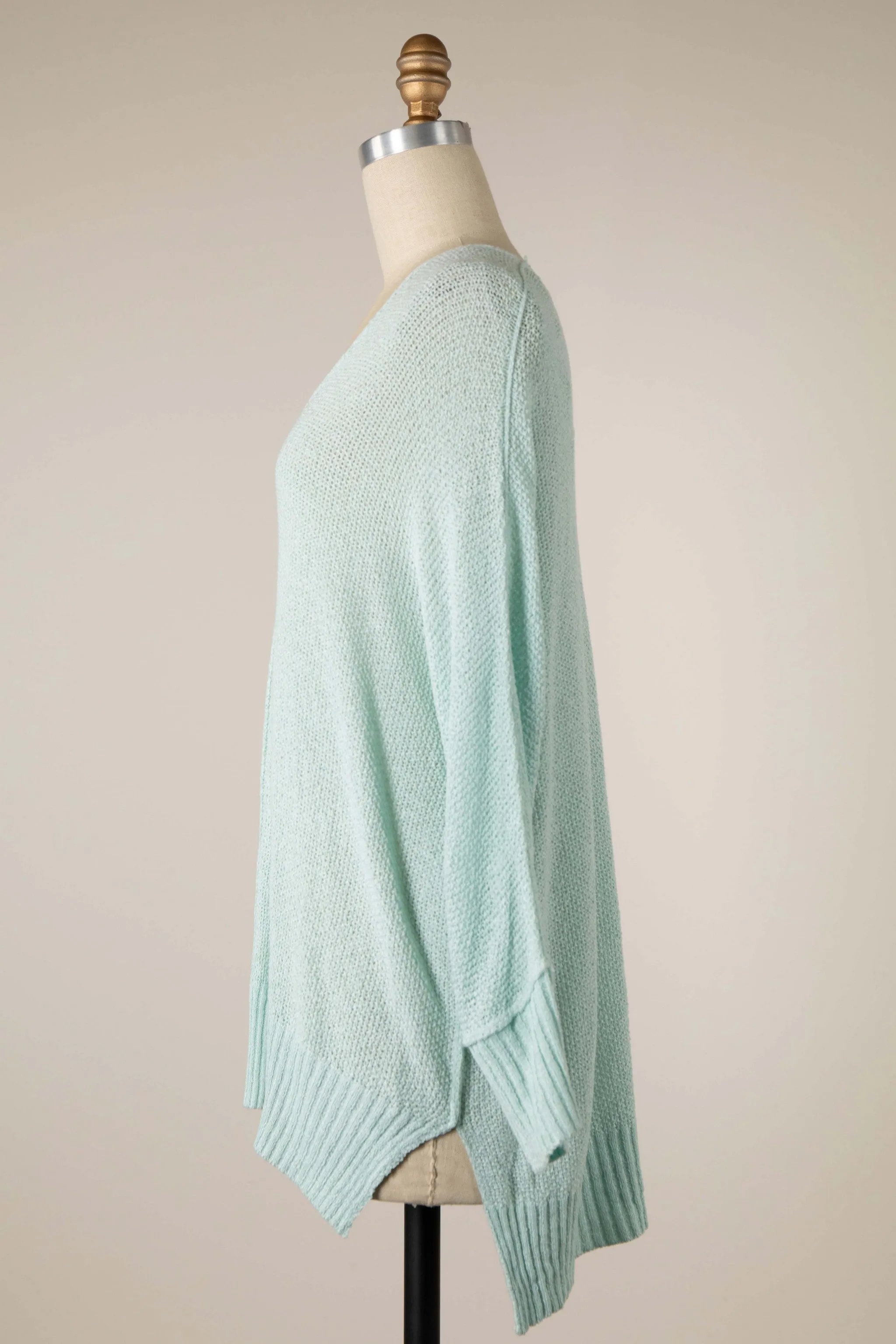 DOLMAN SLEEVE THIN KNIT SWEATER 1 PACK