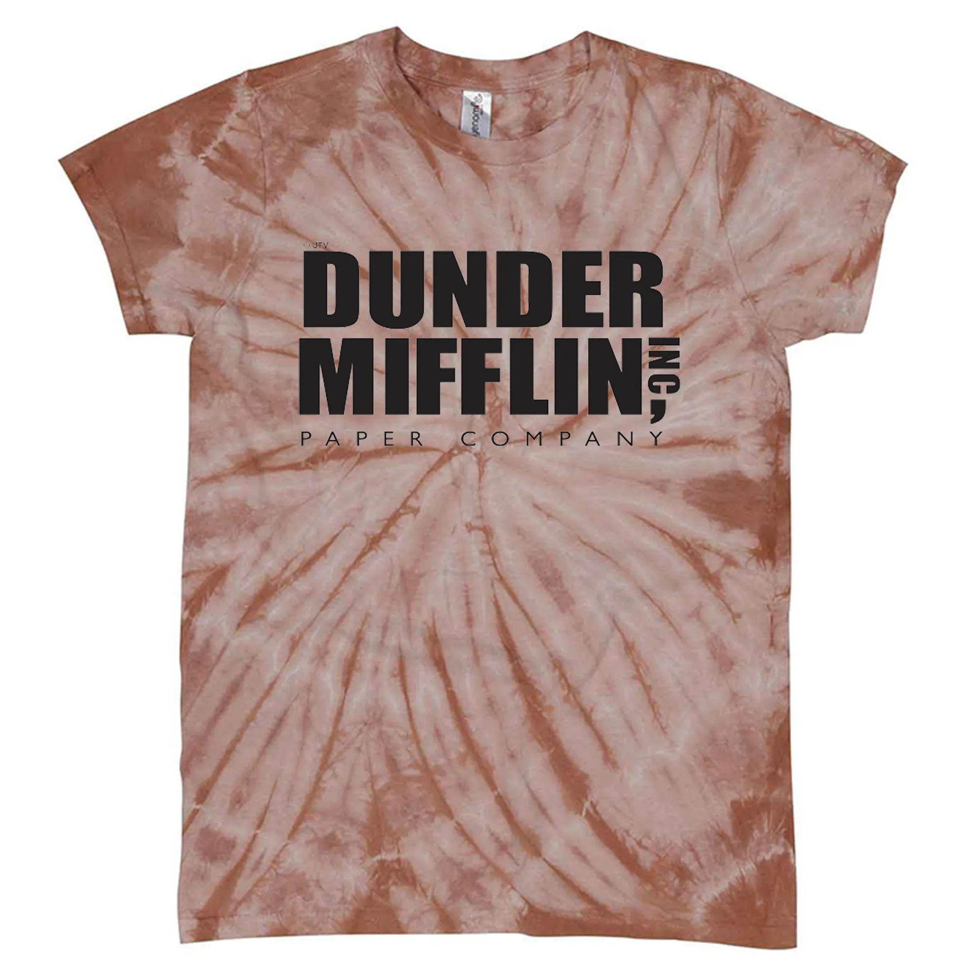 Dunder Mifflin Logo - Tie Dye TShirt