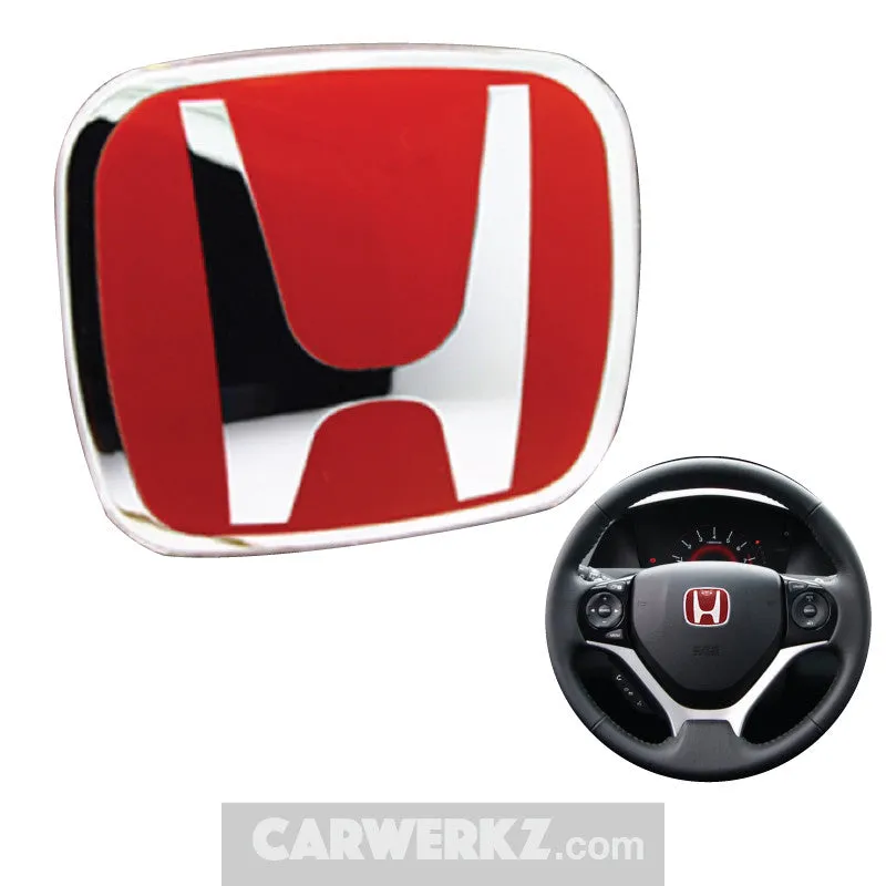 Emblem for Honda (Red - Steering Wheel)