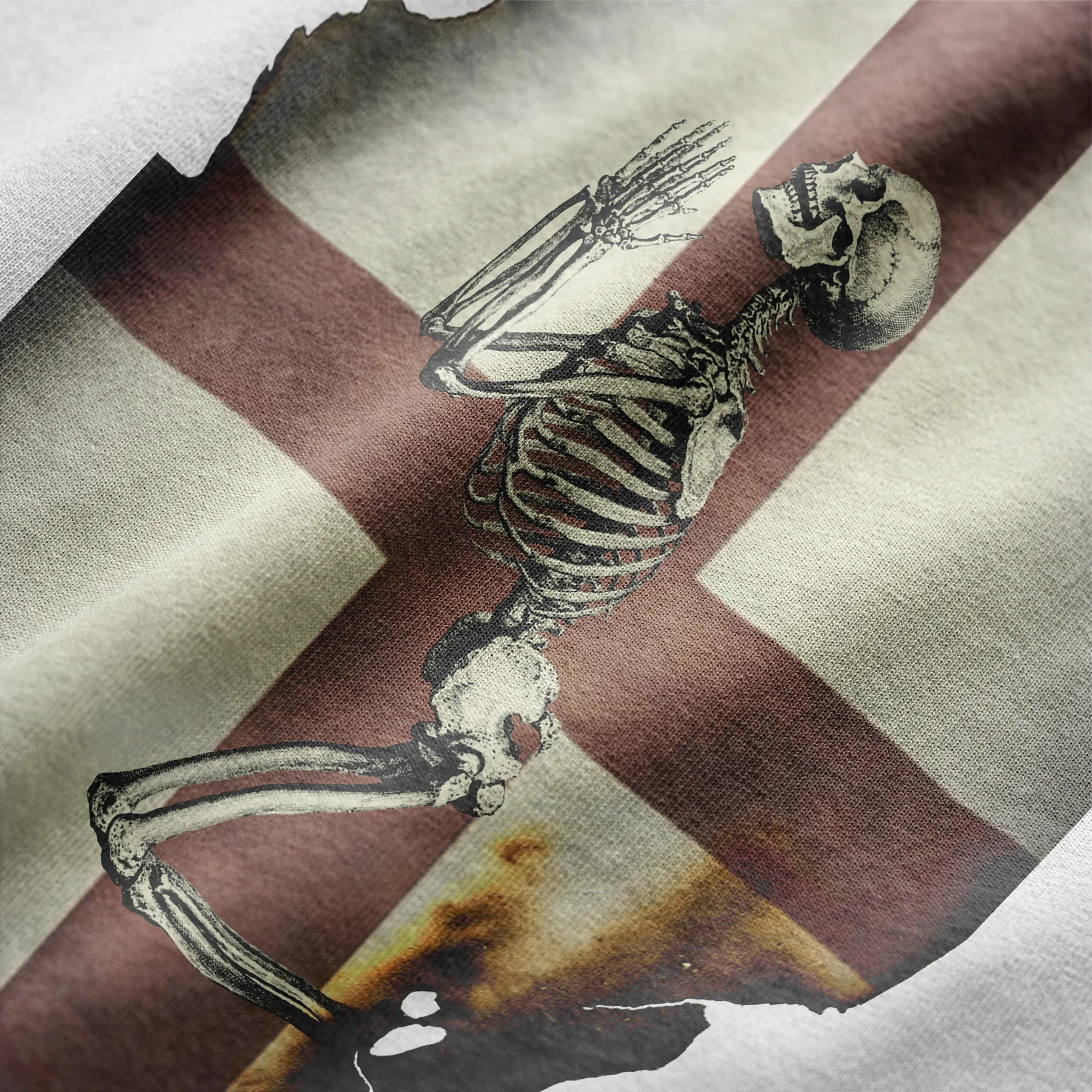 ENGLAND SKELETON T-SHIRT WHITE