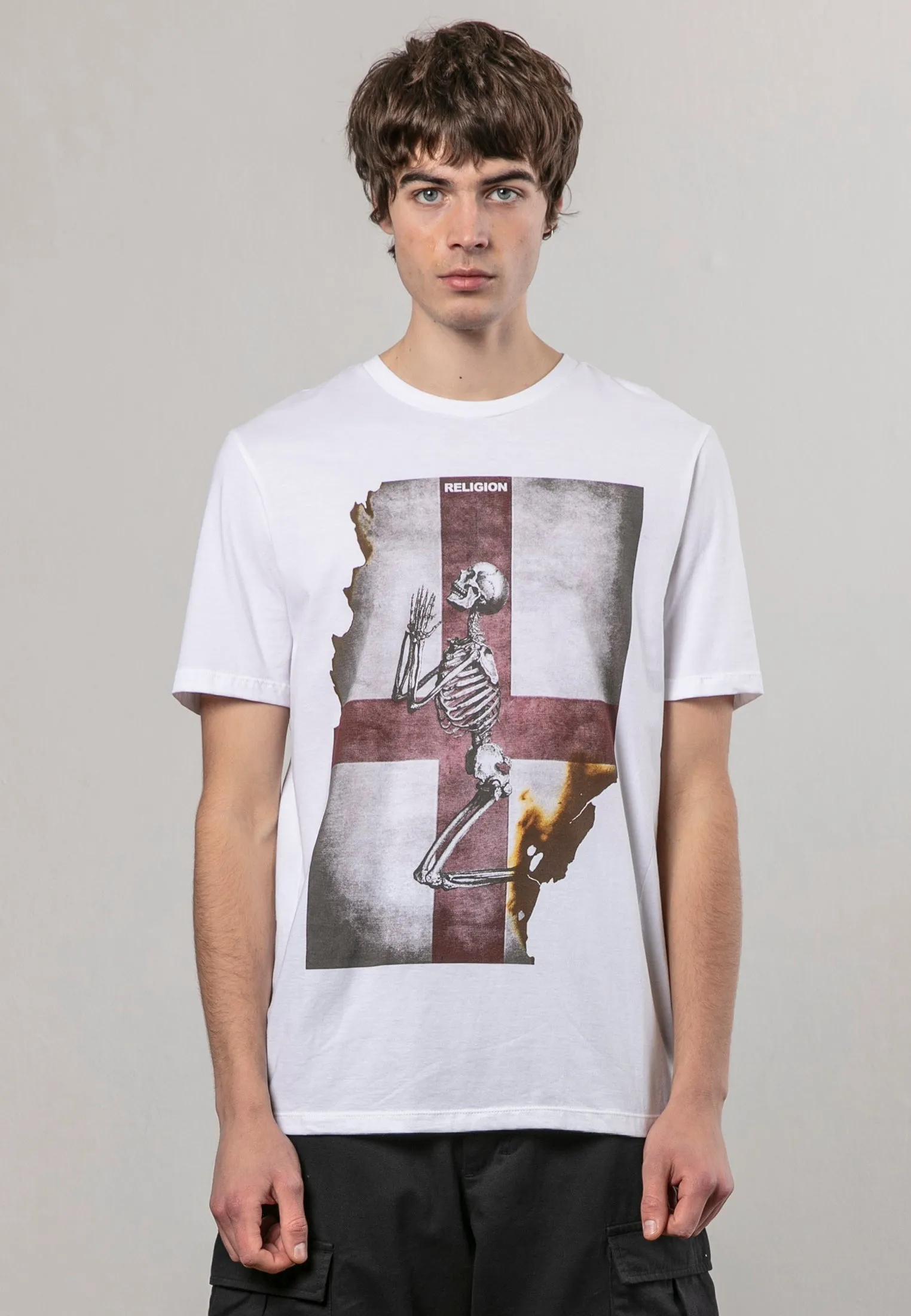 ENGLAND SKELETON T-SHIRT WHITE