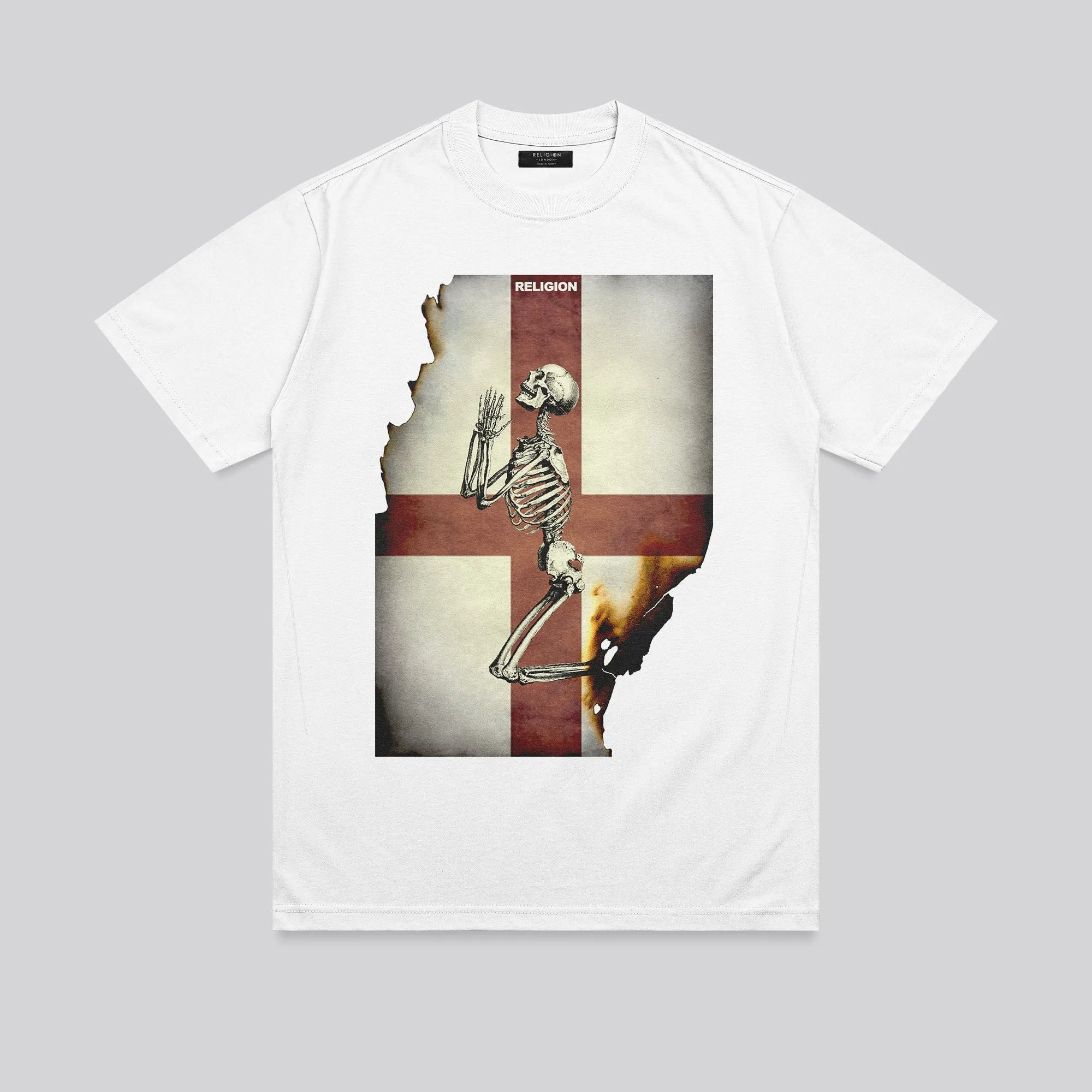 ENGLAND SKELETON T-SHIRT WHITE