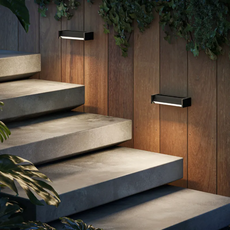 Exterior Down Slat Wall Light