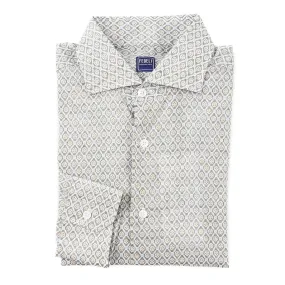 Fedeli Lightweight Printed Cotton Shirt