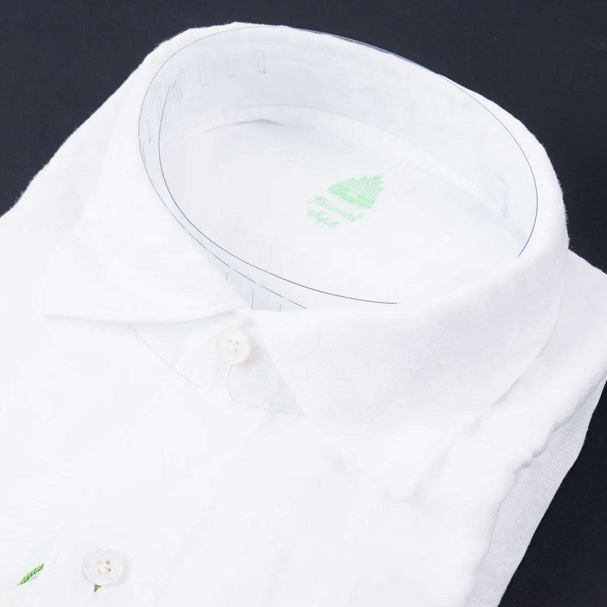 Finamore Extra-Slim Lightweight Linen Shirt