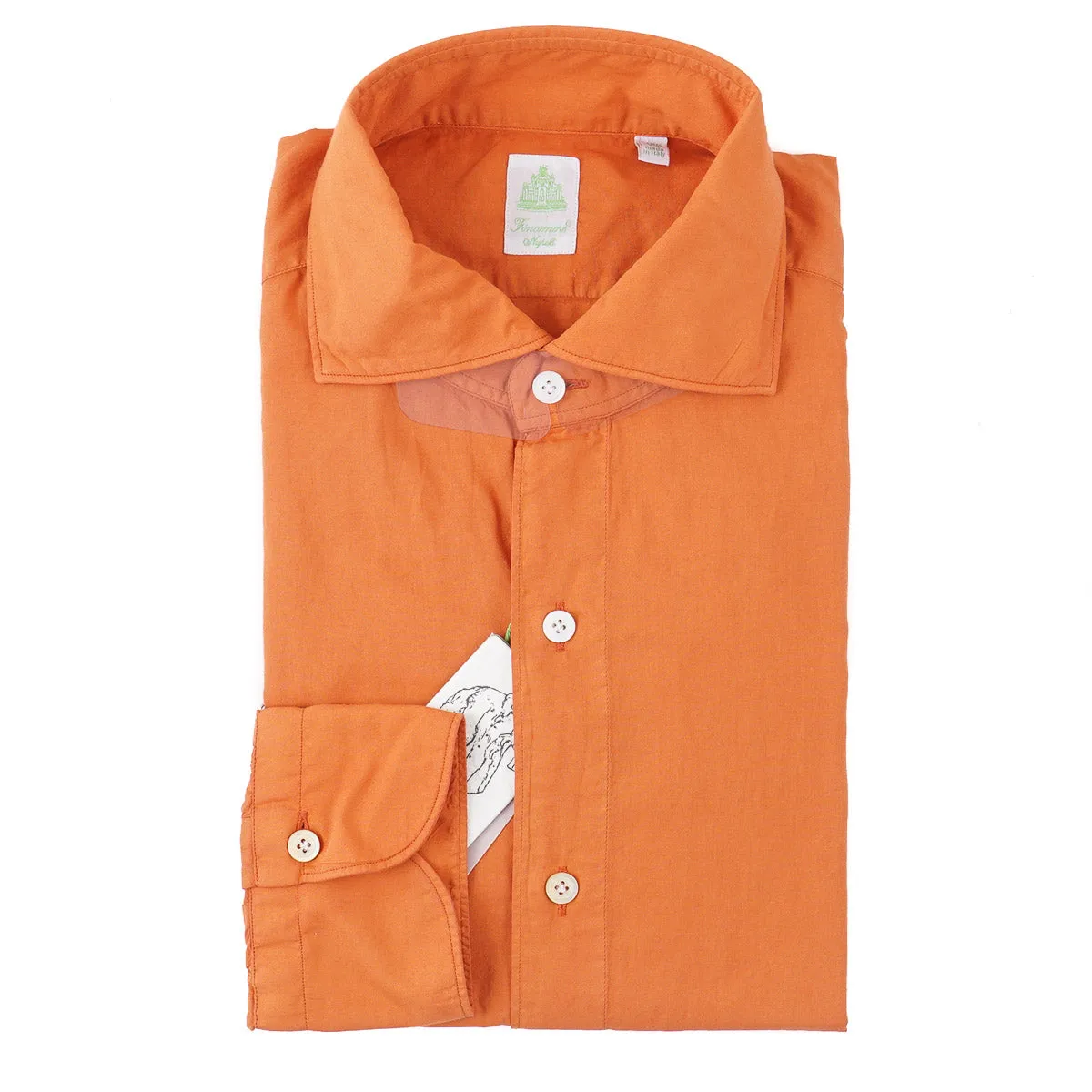 Finamore Lightweight Cotton Dress Shirt