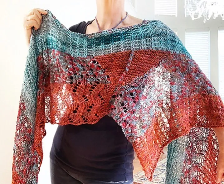 Five Wise Owls shawl pattern