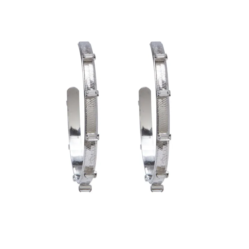 FORMENTERA Baguette Hoop Earrings