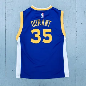 Golden State Warriors: Kevin Durant 2016/17 Blue Adidas Jersey (XS/S)