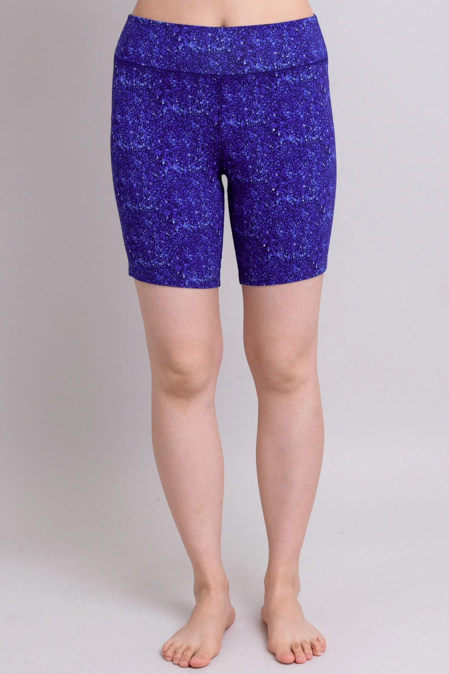 Hallie Shorts, Violet Dot, Bamboo