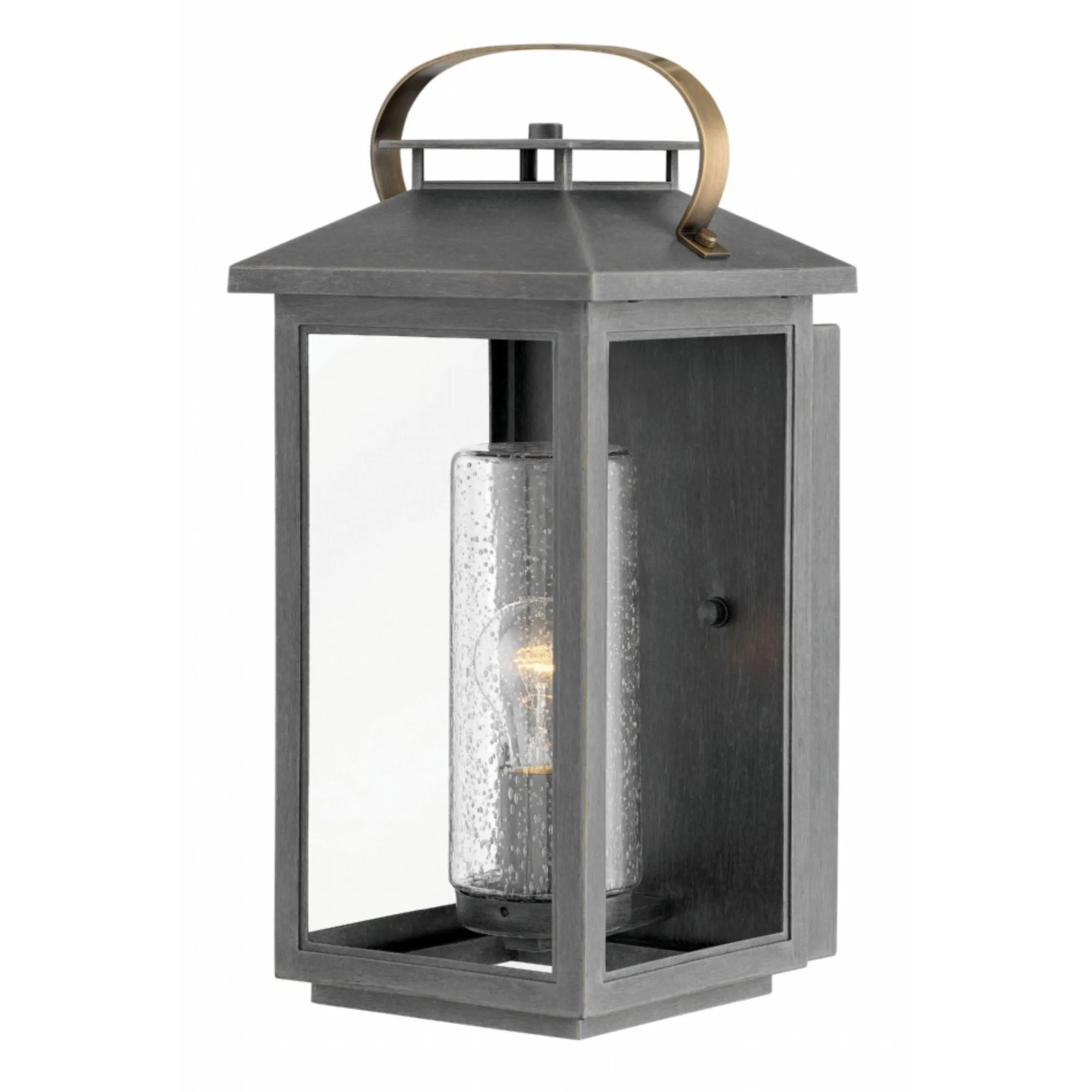 Hatteras Coastal Outdoor Wall Lantern - Medium 17.5" - Ash Bronze