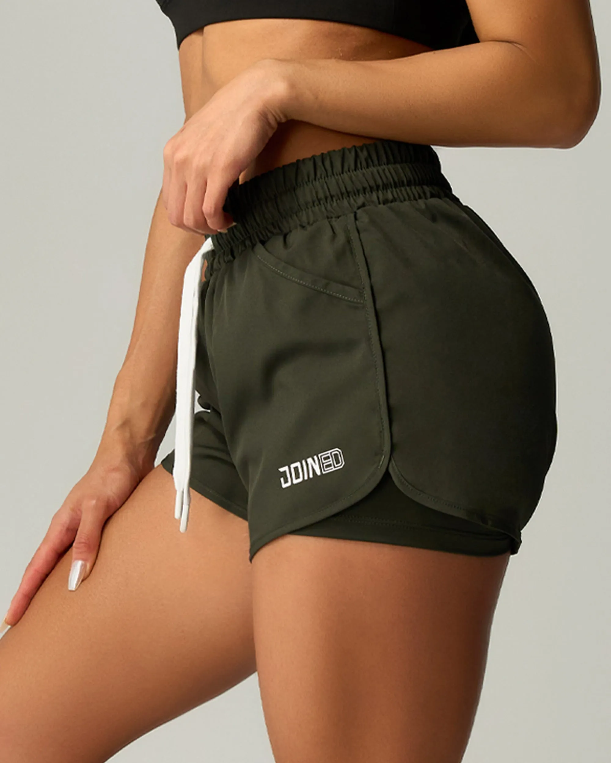 High-Waist Sporty Shorts