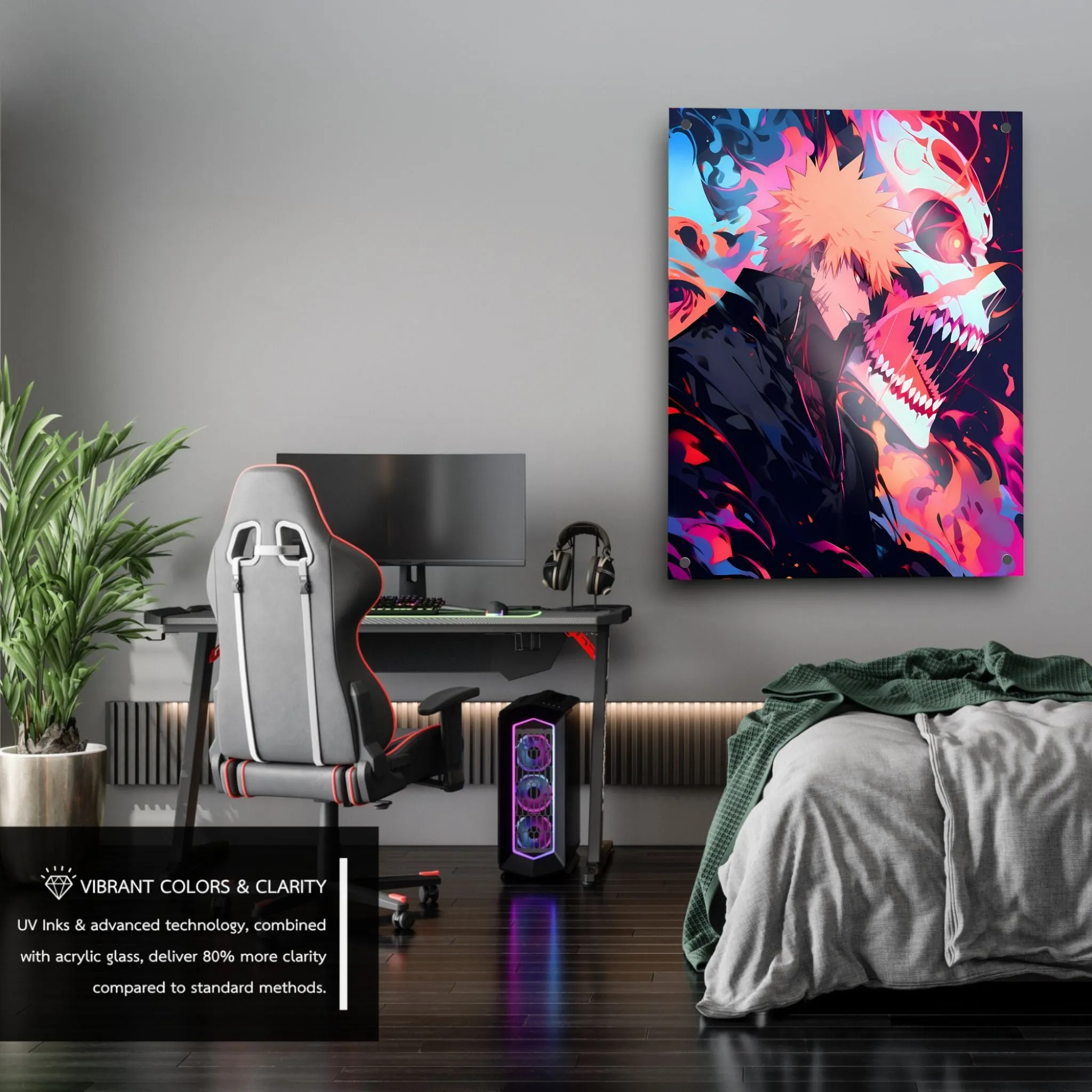 Ichigo (Dead-Skulls) Acrylic Wall Art