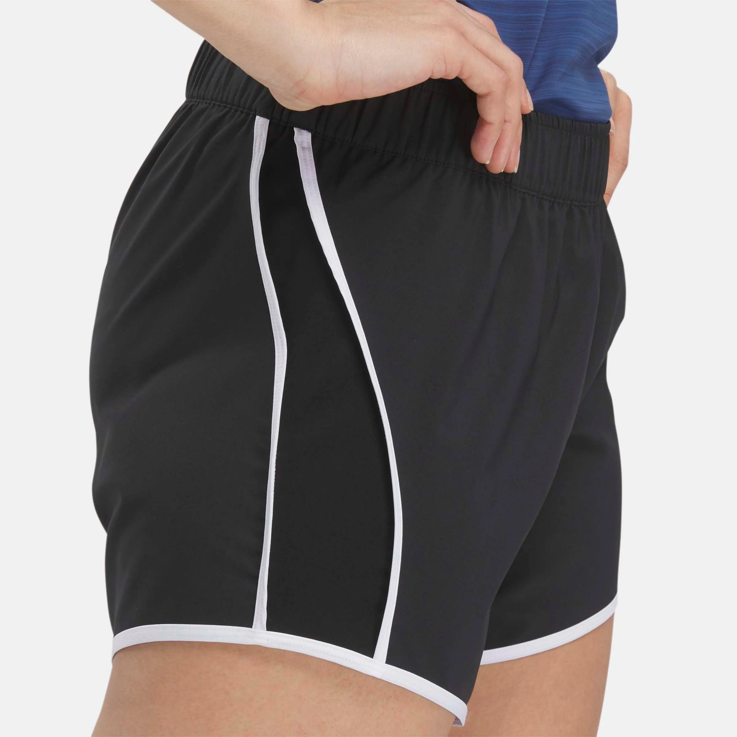 Id Train Woven Short Night Black