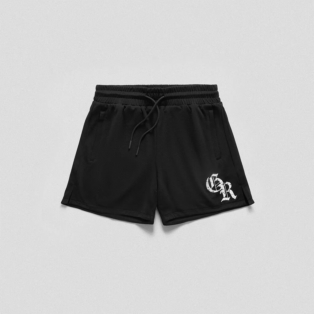 Initial Shorts - Black/White