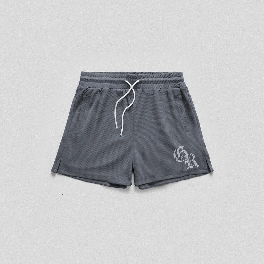 Initial Shorts - Faded Blue