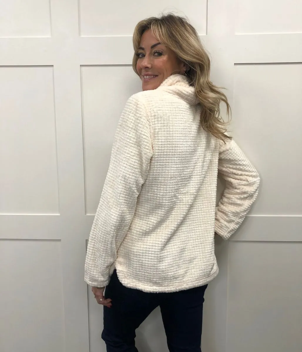 Ivory Bardou Fleece Jumper