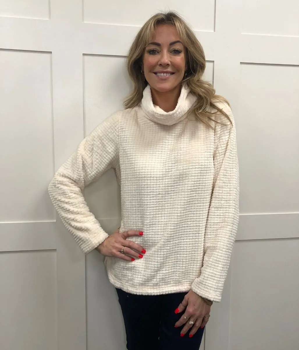 Ivory Bardou Fleece Jumper