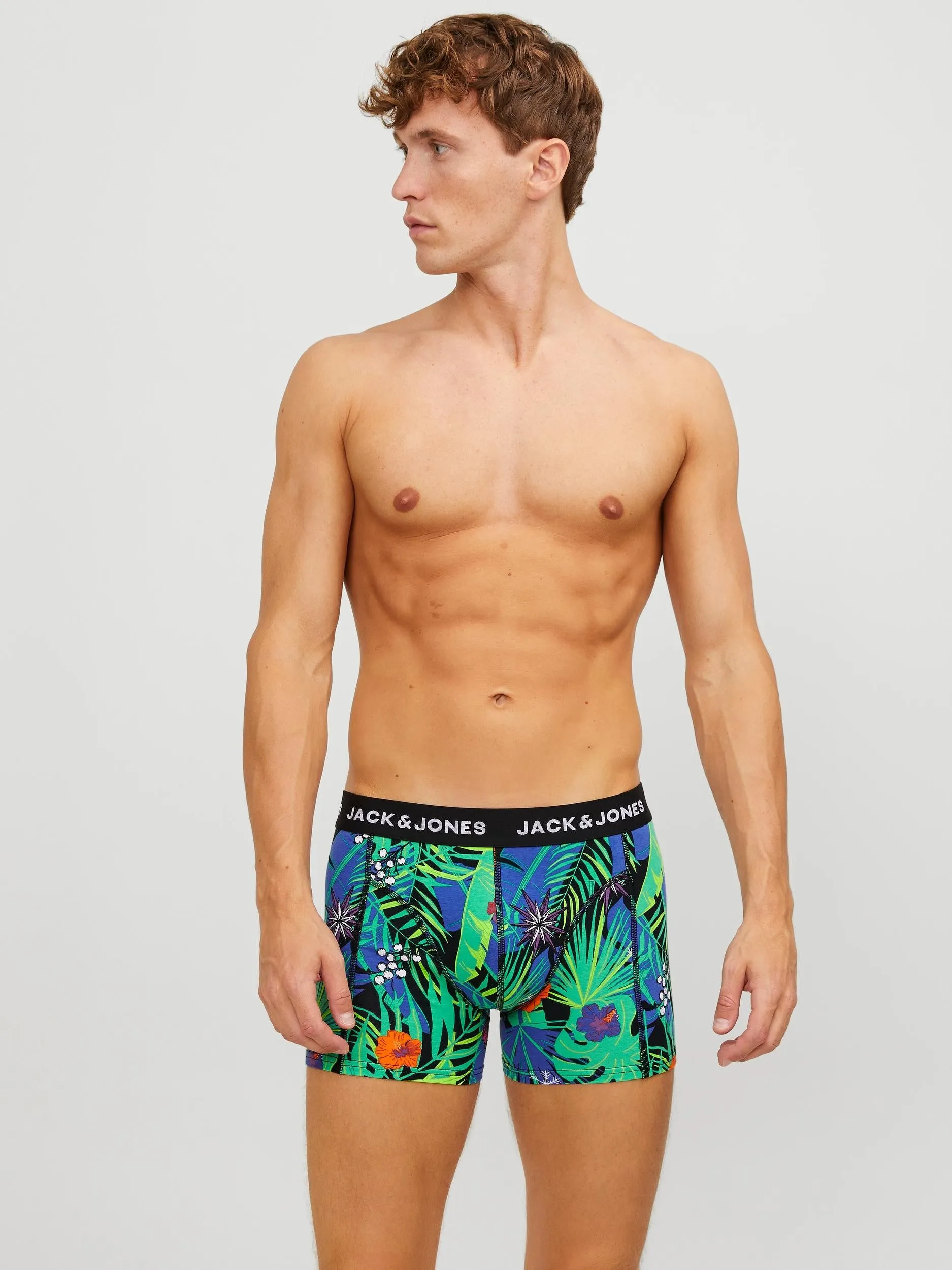 Jack & Jones JACFLOWER 3 Pack Trunks-BLUE