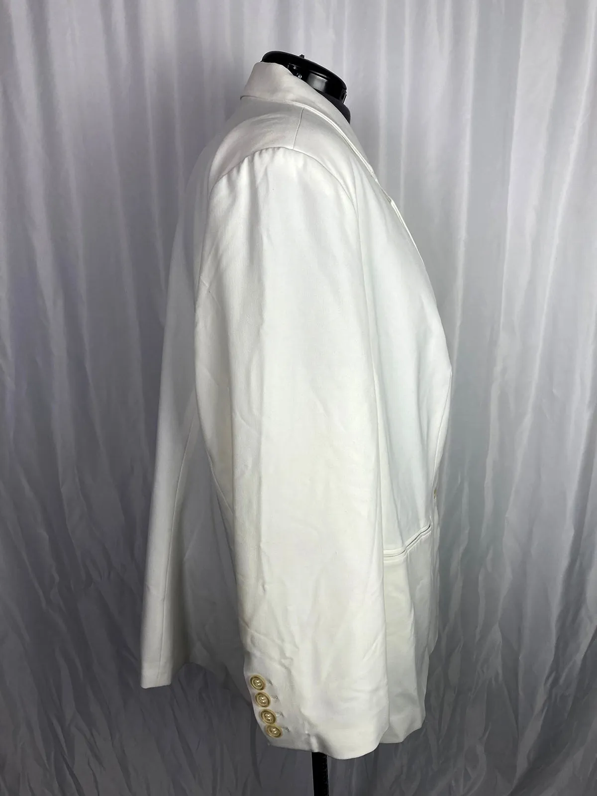 Jessica London Size 32W White Blazer NWT