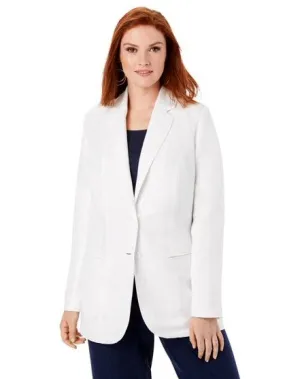 Jessica London Size 32W White Blazer NWT