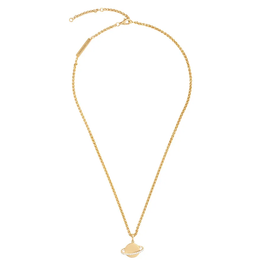 Jupiter Pave 14K Gold Vermeil Pendant