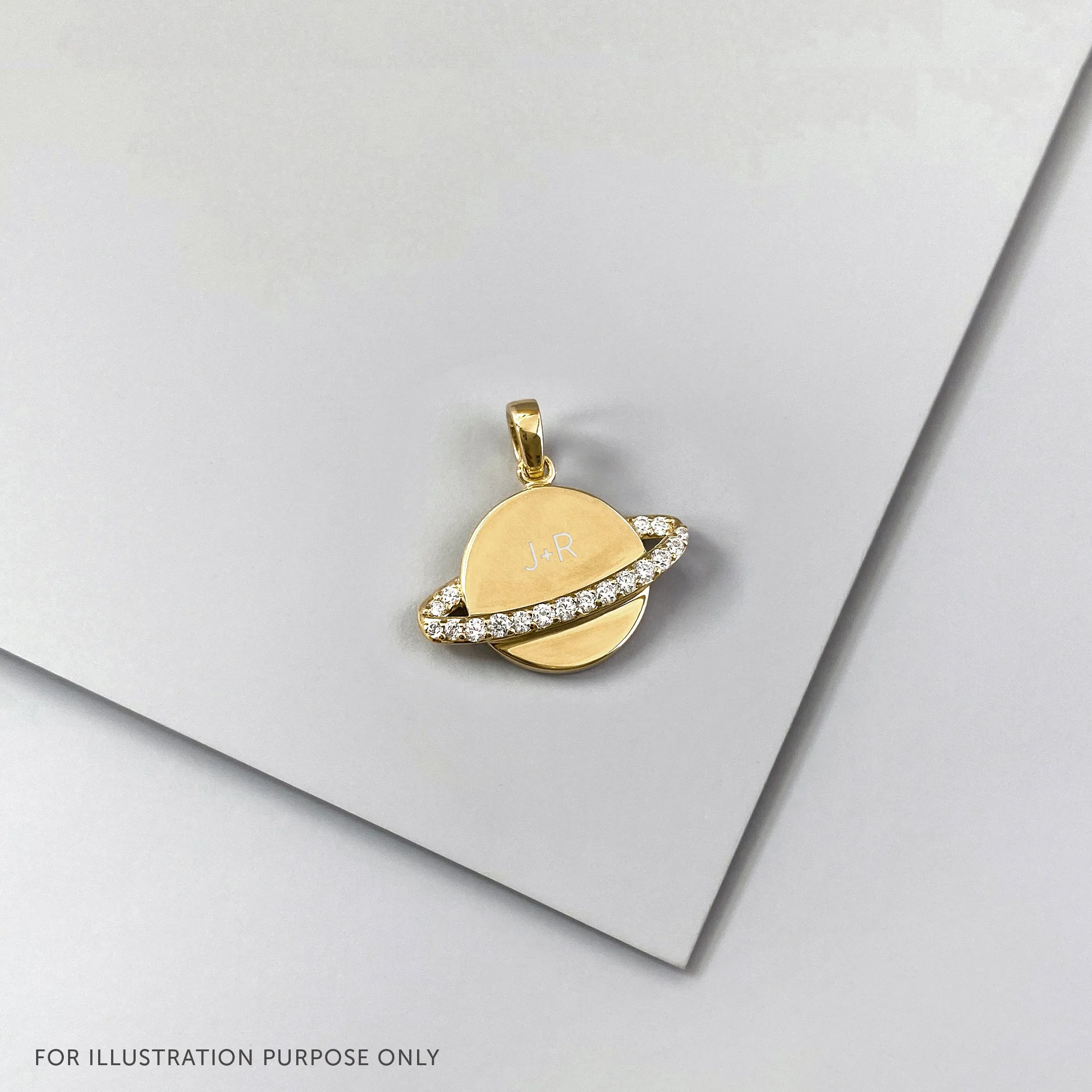 Jupiter Pave 14K Gold Vermeil Pendant