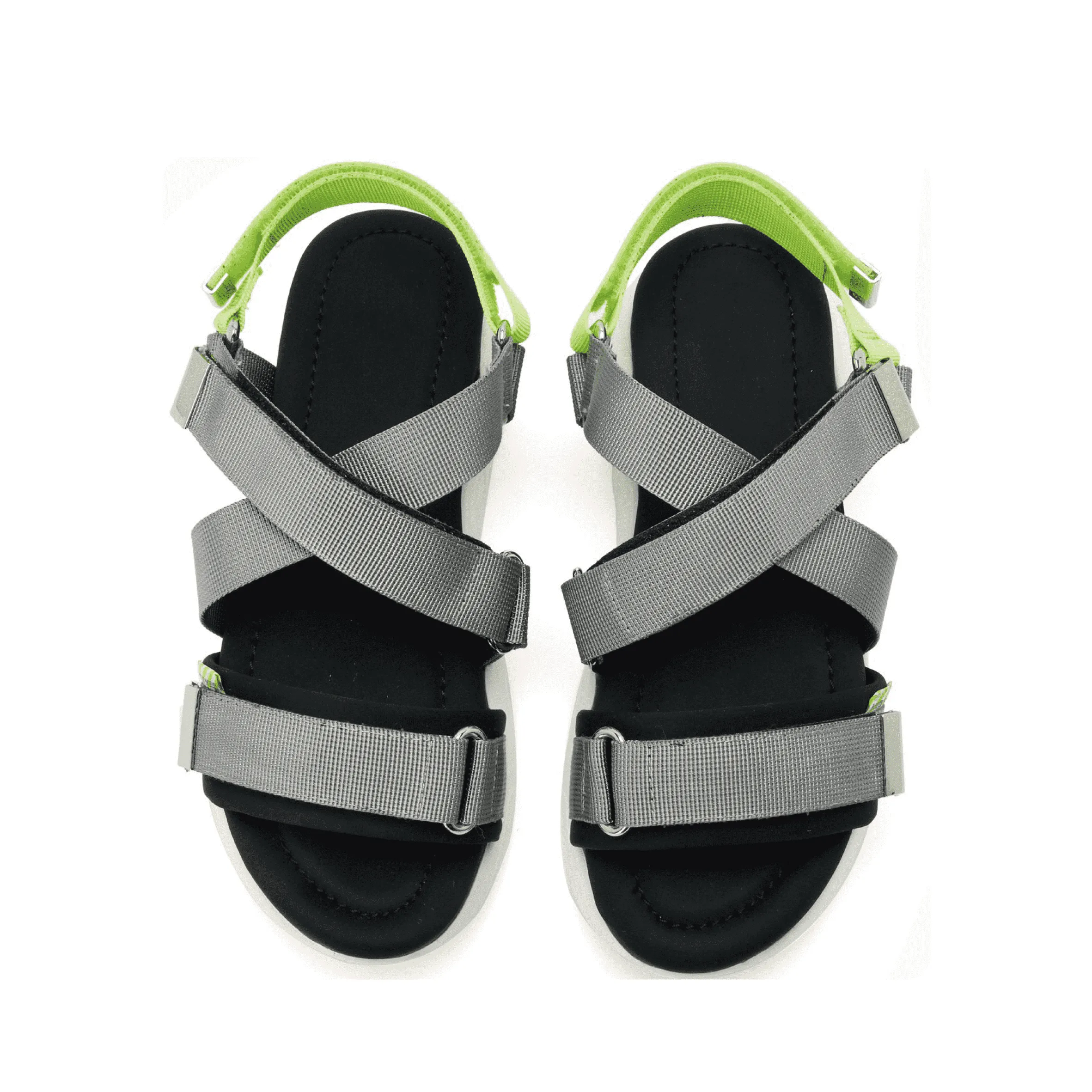 Ladies Cross Strap Sporty Sandal 5328 Grey