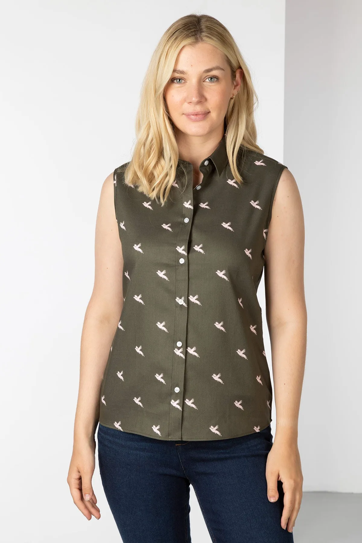 Ladies Sleeveless Country Shirt - Hannah