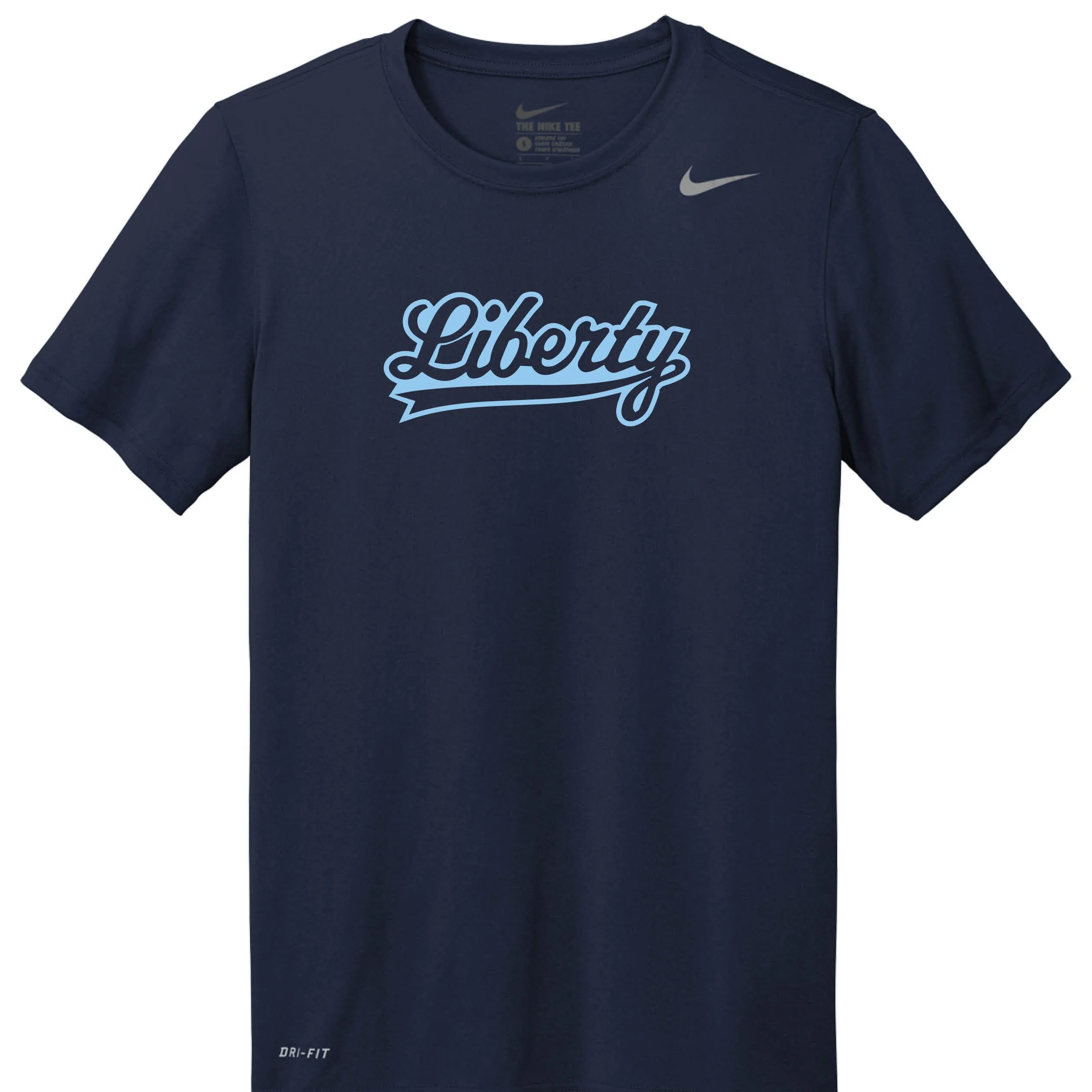 Liberty College Navy Nike Dri-Fit T-Shirt