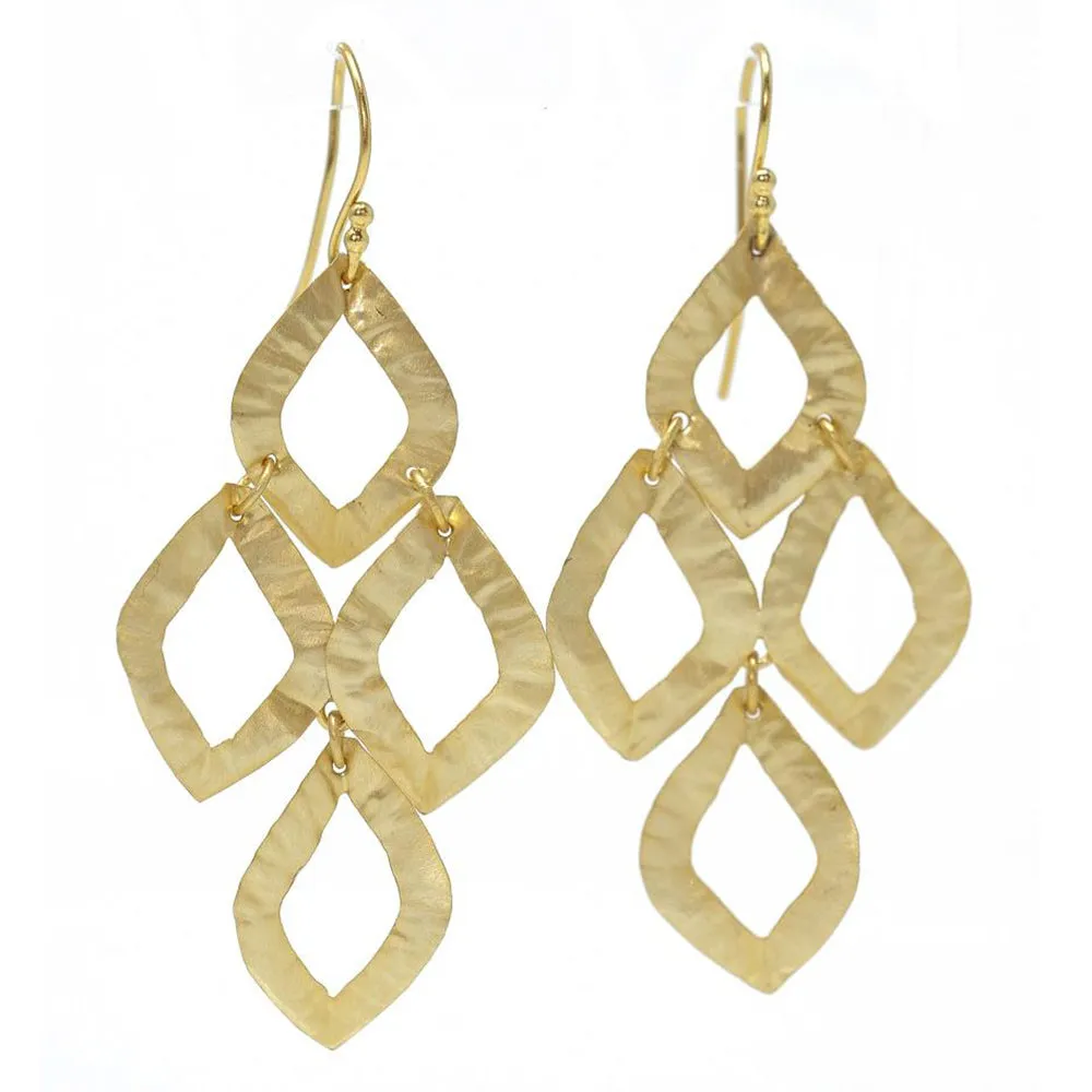 Lightweight Diamond Cut-Out Earrings