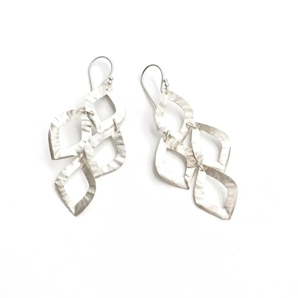 Lightweight Diamond Cut-Out Earrings