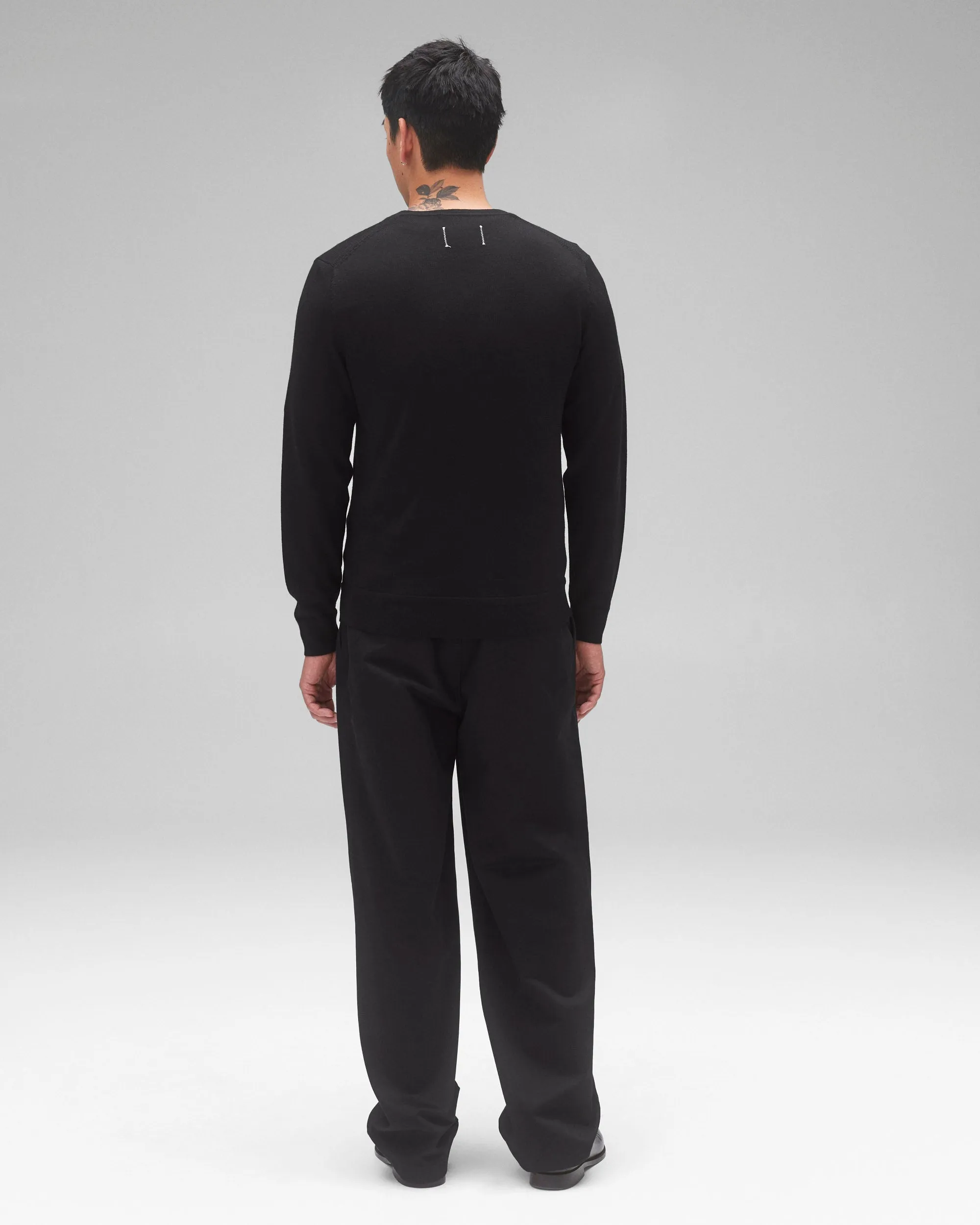 Lightweight Merino Harry Crewneck