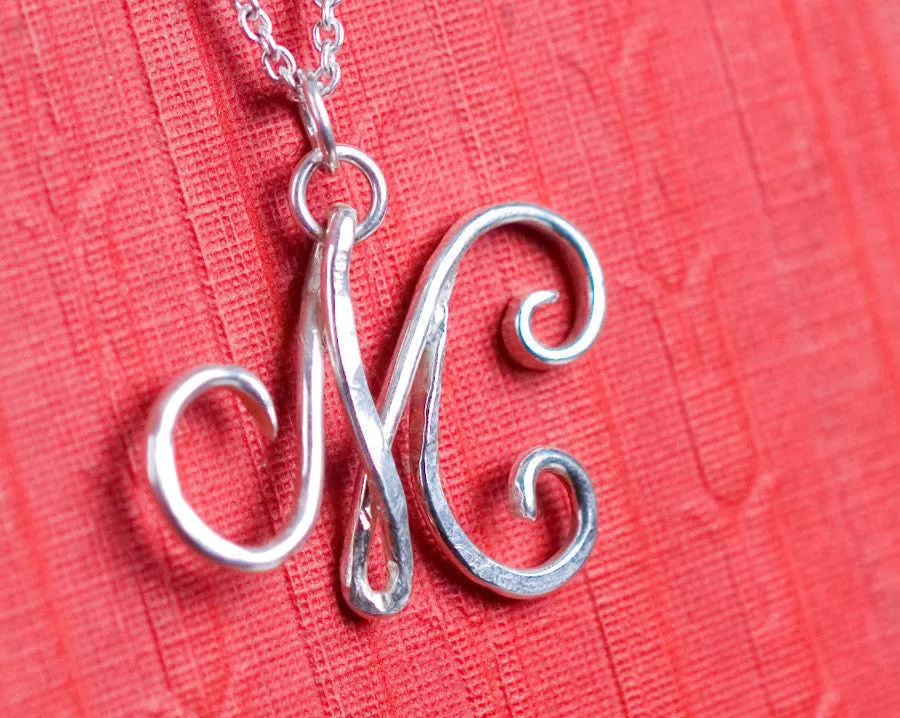 M necklace