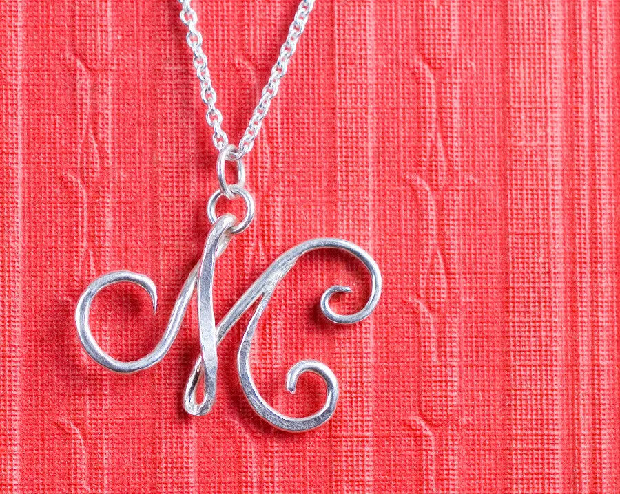 M necklace