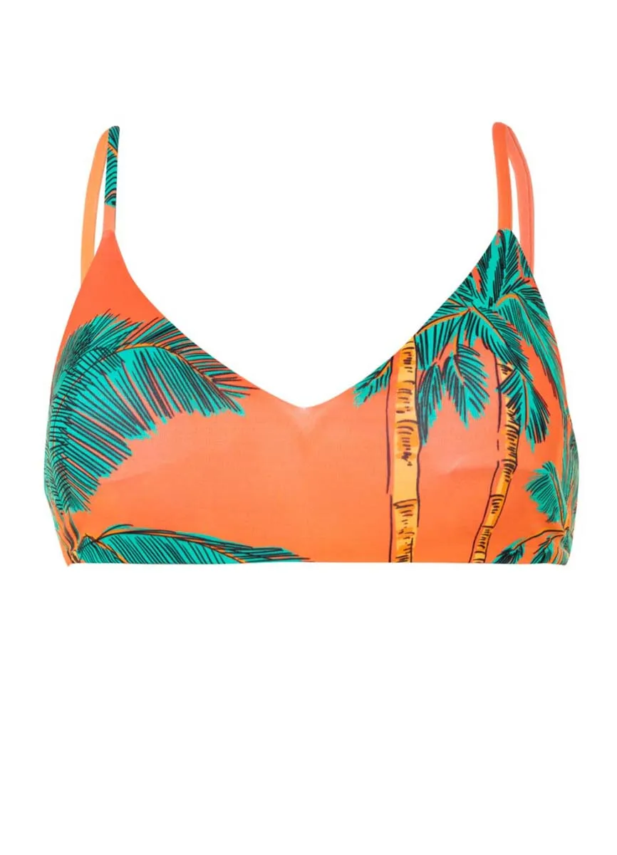 Maaji Cali Sunset Rocks Sporty Bralette Bikini Top