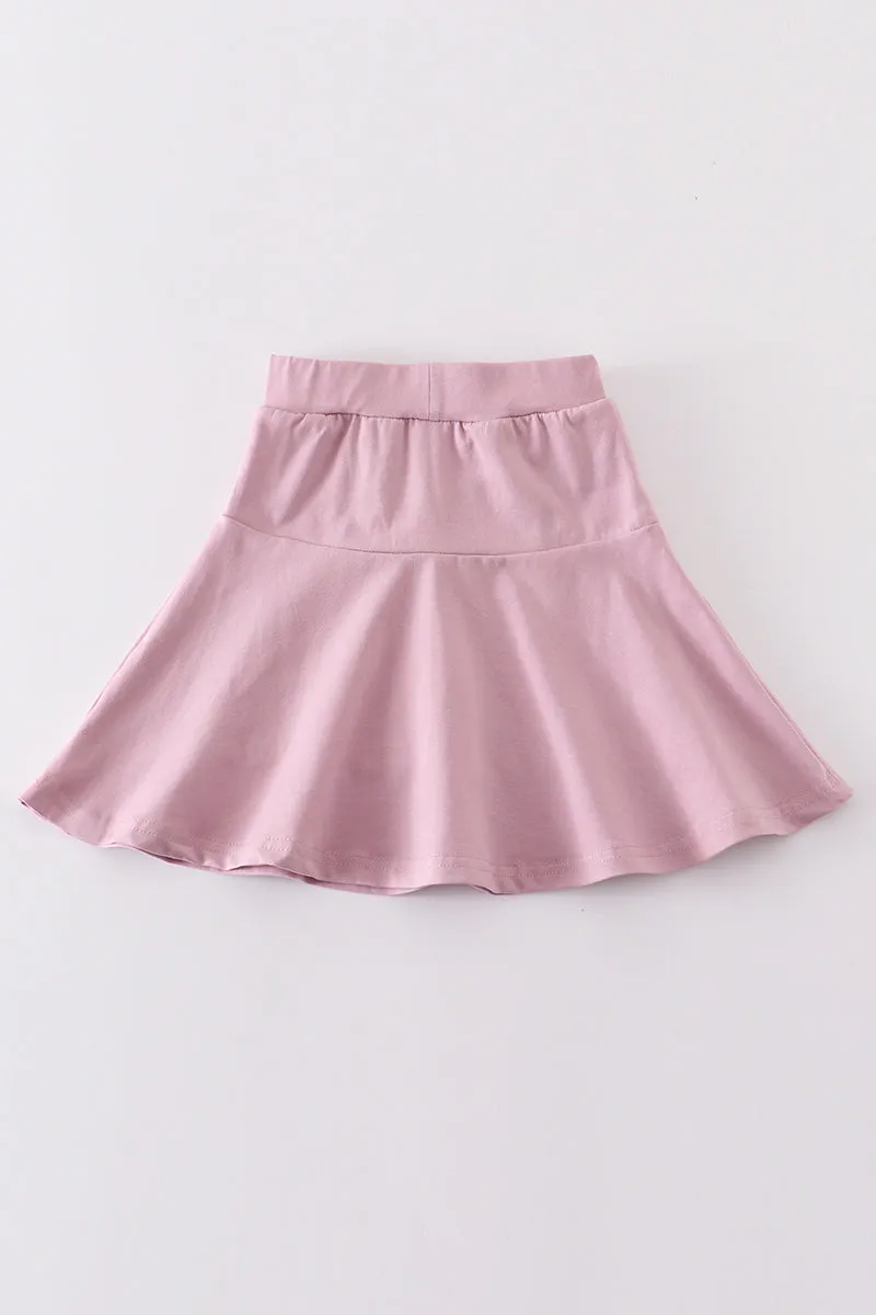 Mauve basic skort