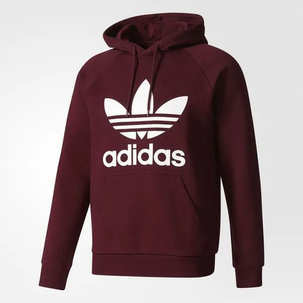 Mens Adidas Originals Mens Trefoil Fleece Hoodie Top Hooded Sweatshirt S_M_L_XL