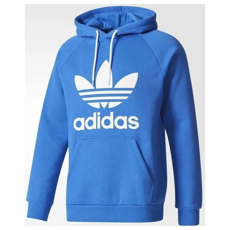 Mens Adidas Originals Mens Trefoil Fleece Hoodie Top Hooded Sweatshirt S_M_L_XL