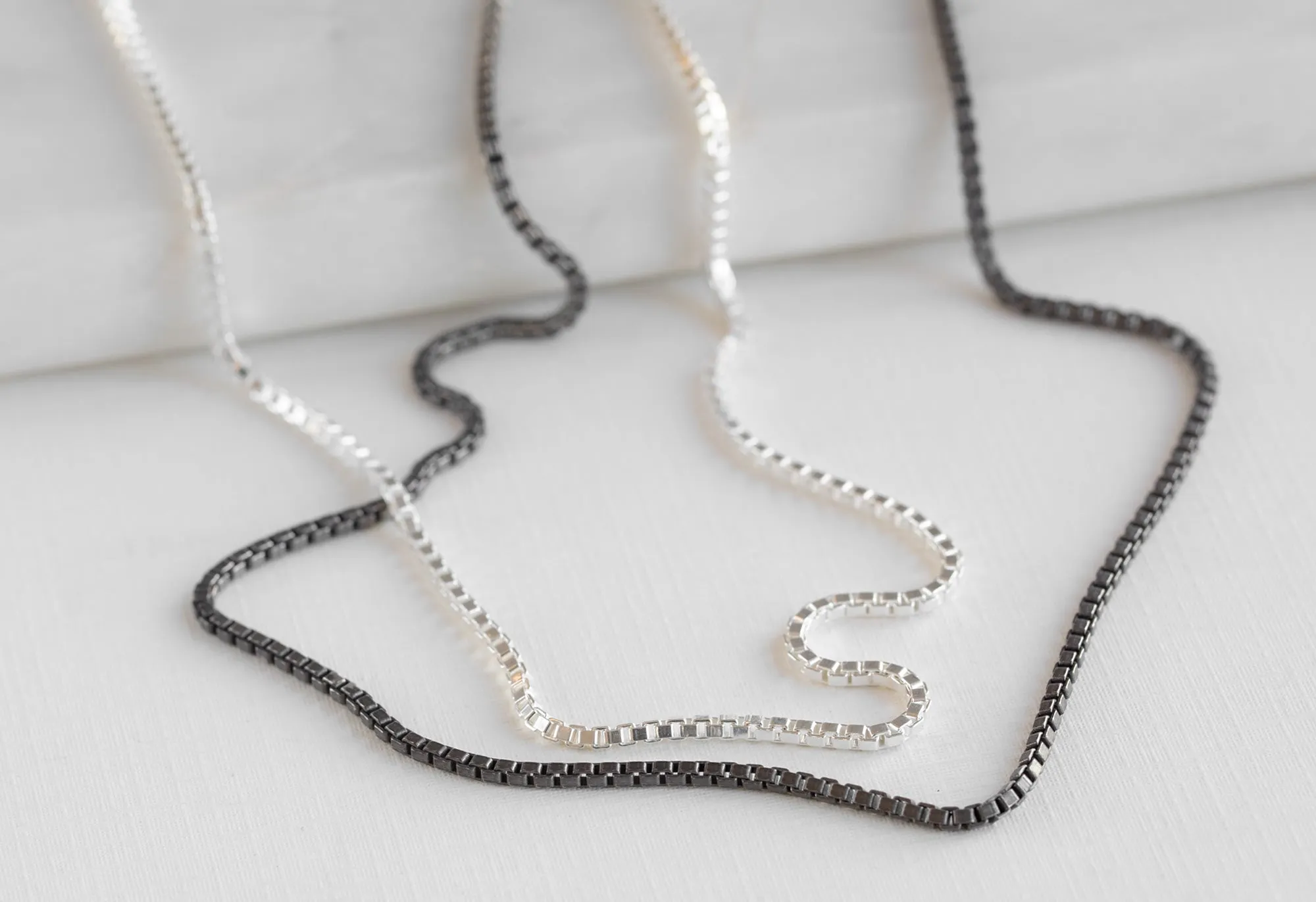 Men's Box Chain Necklace