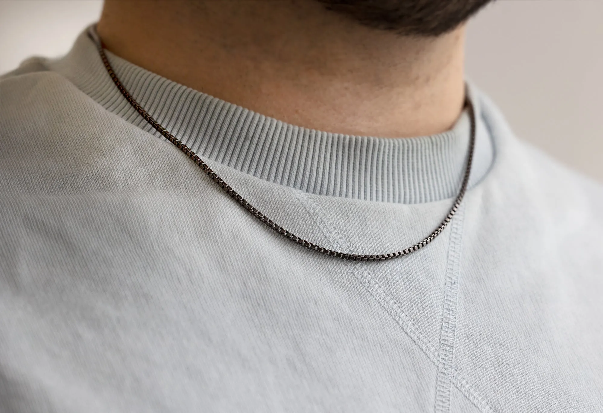 Men's Box Chain Necklace