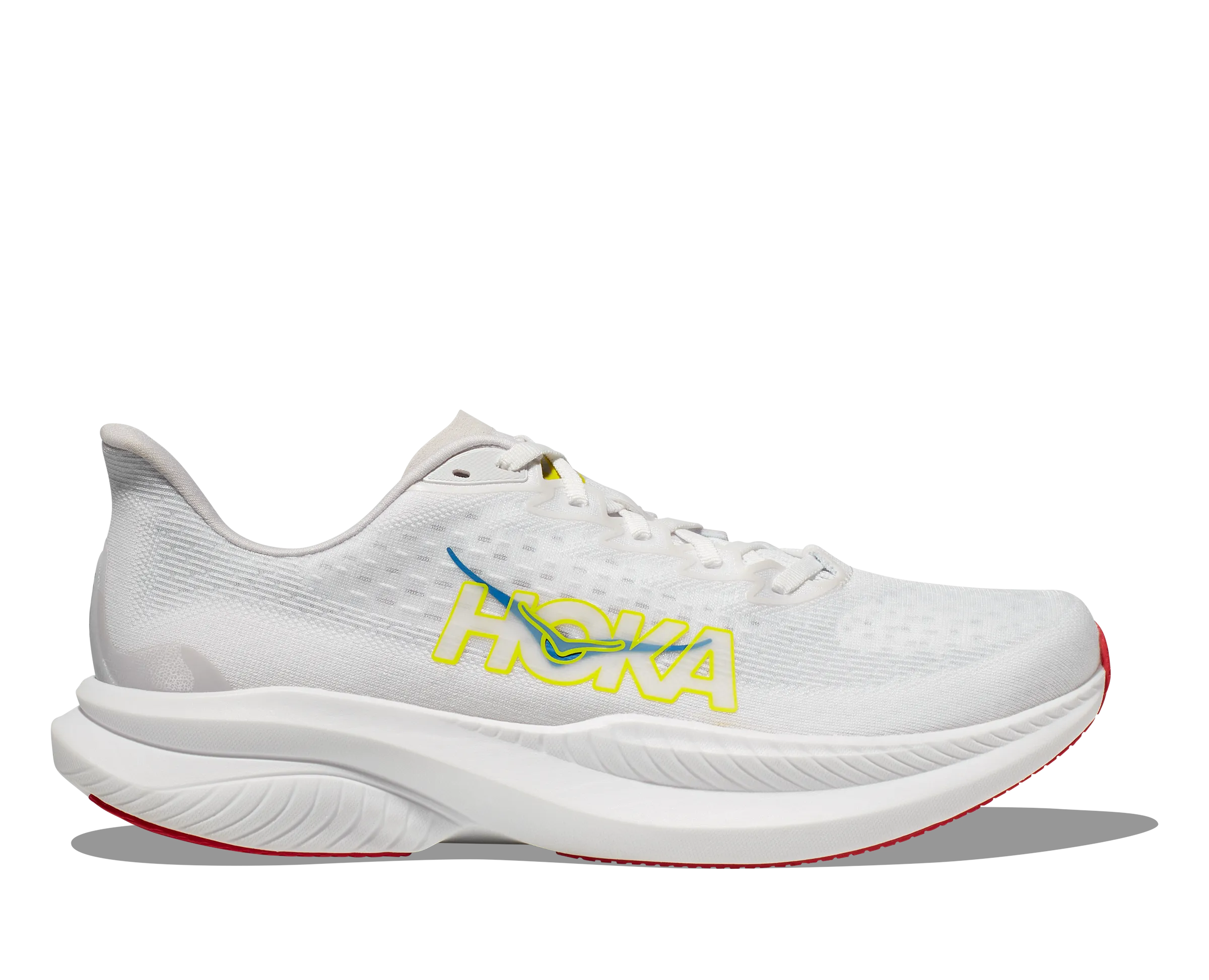 Men's Hoka Mach 6 (White/Nimbus Cloud)