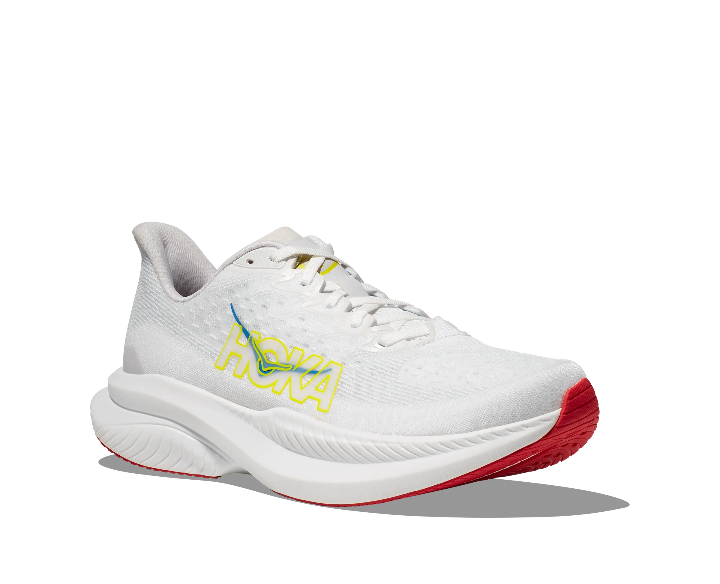 Men's Hoka Mach 6 (White/Nimbus Cloud)