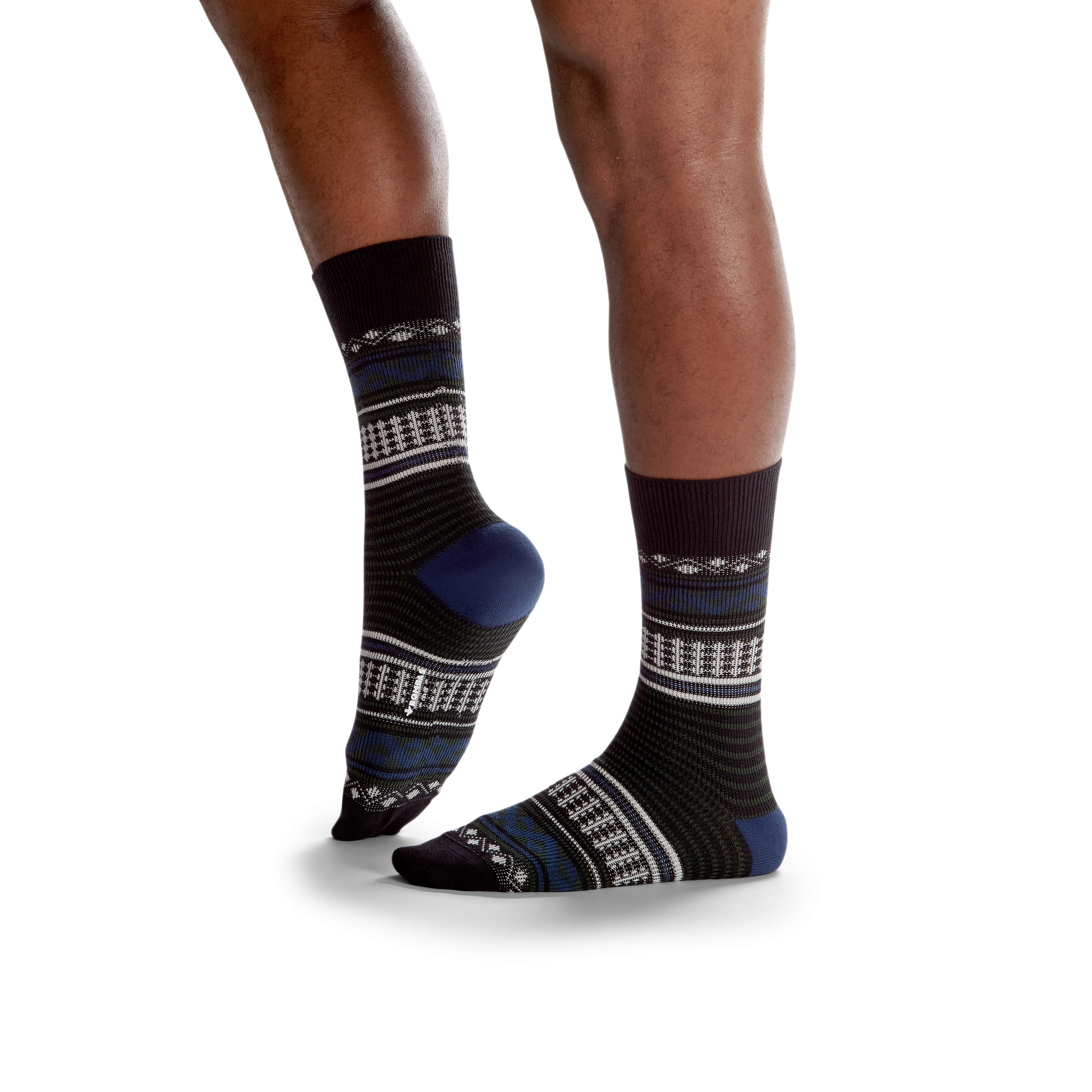 Men's Textured Lightweight Calf Socks