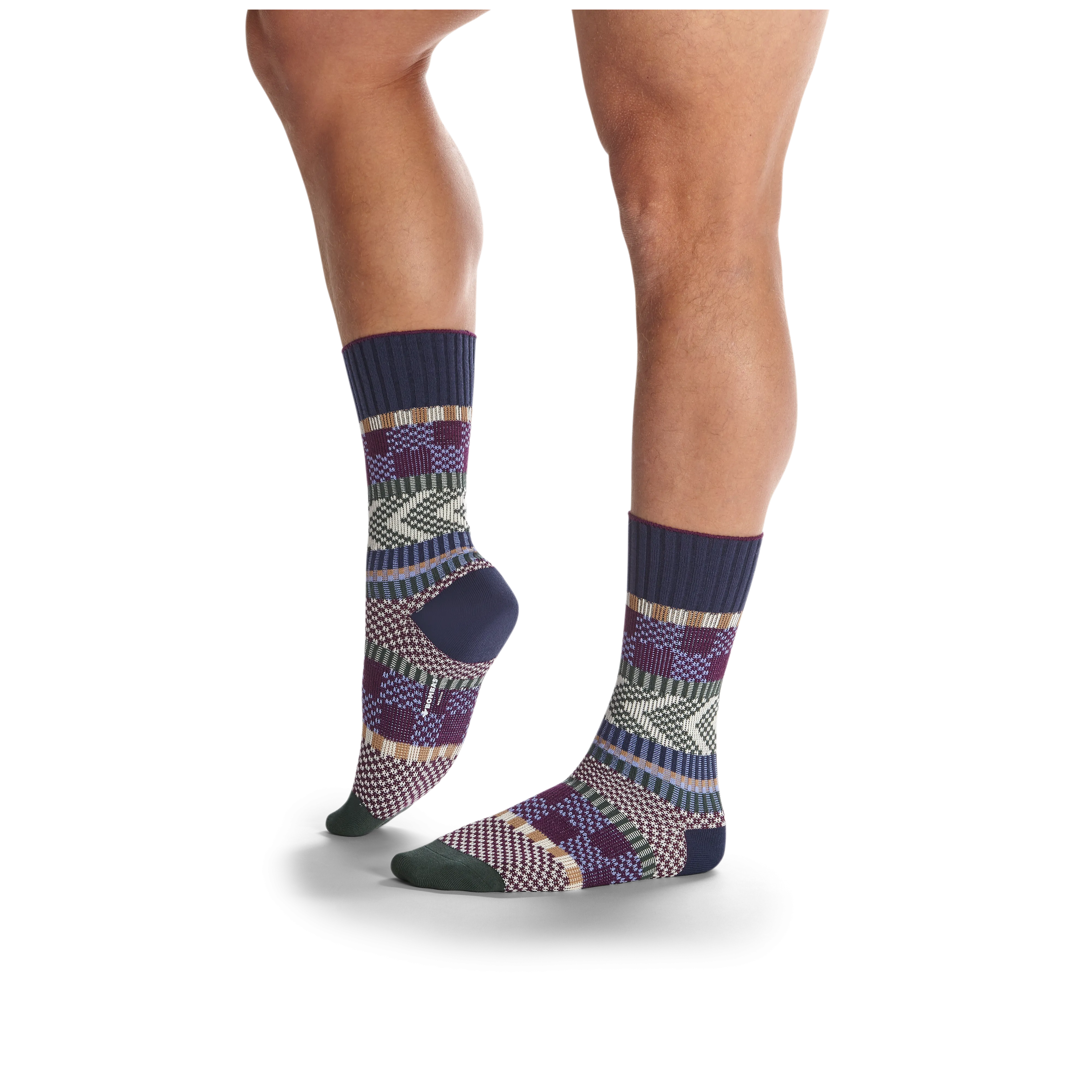 Men's Textured Lightweight Calf Socks