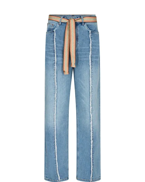 Mos Mosh Relee Seam Jeans-Light Blue-153010