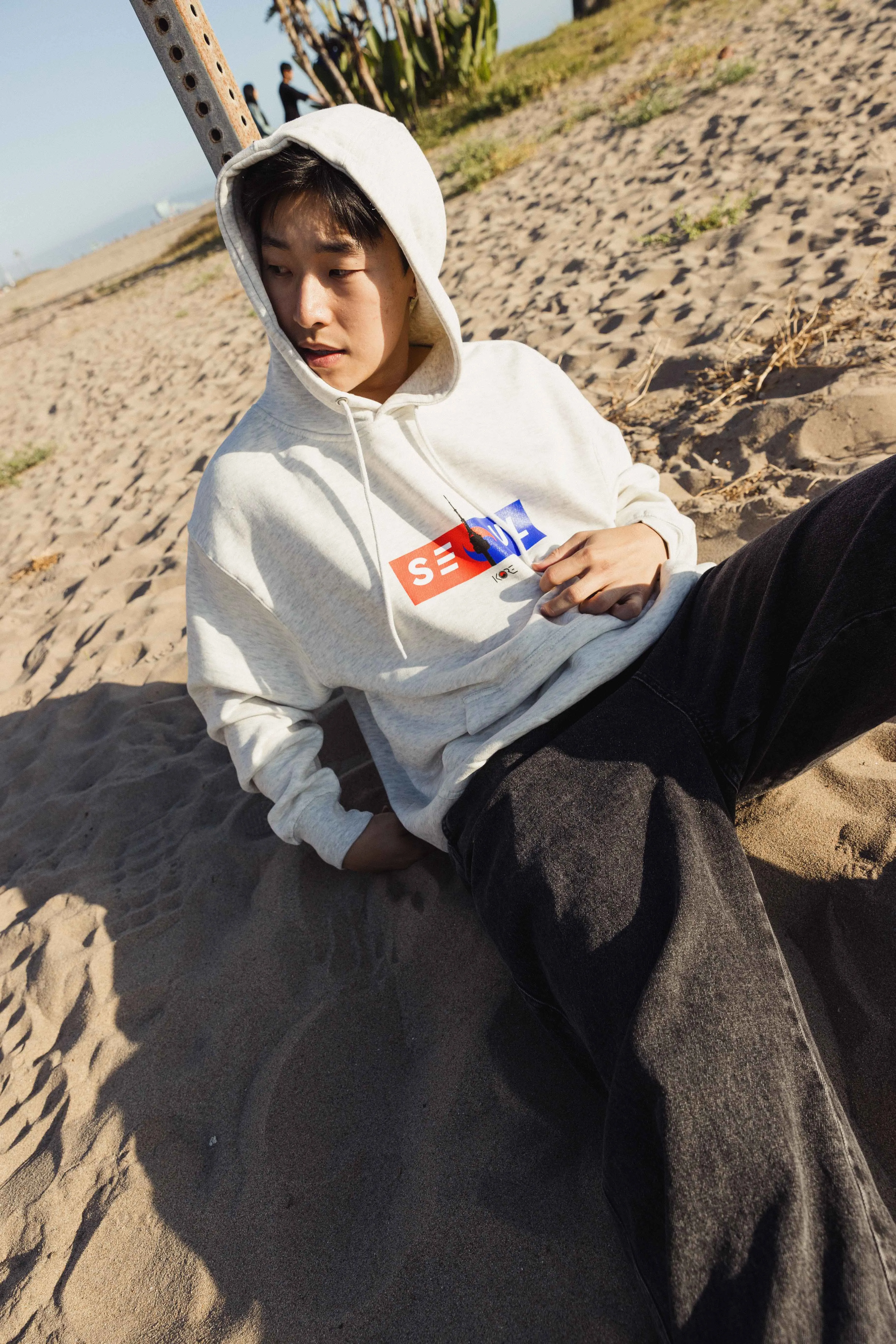 NAMSAN SEOUL HOODIE (OATMEAL HEATHER)