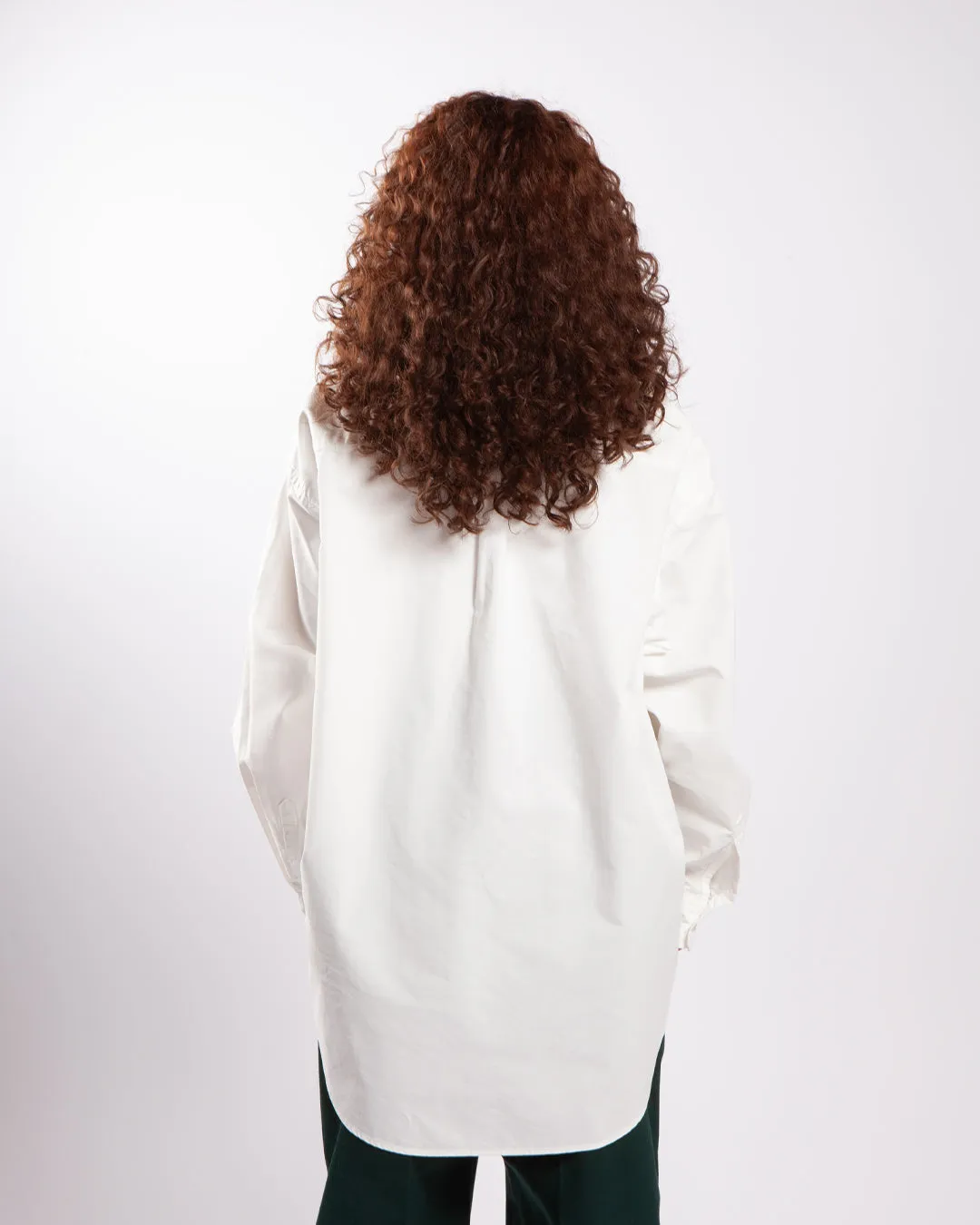 nanamica Button Down Wind Shirt White