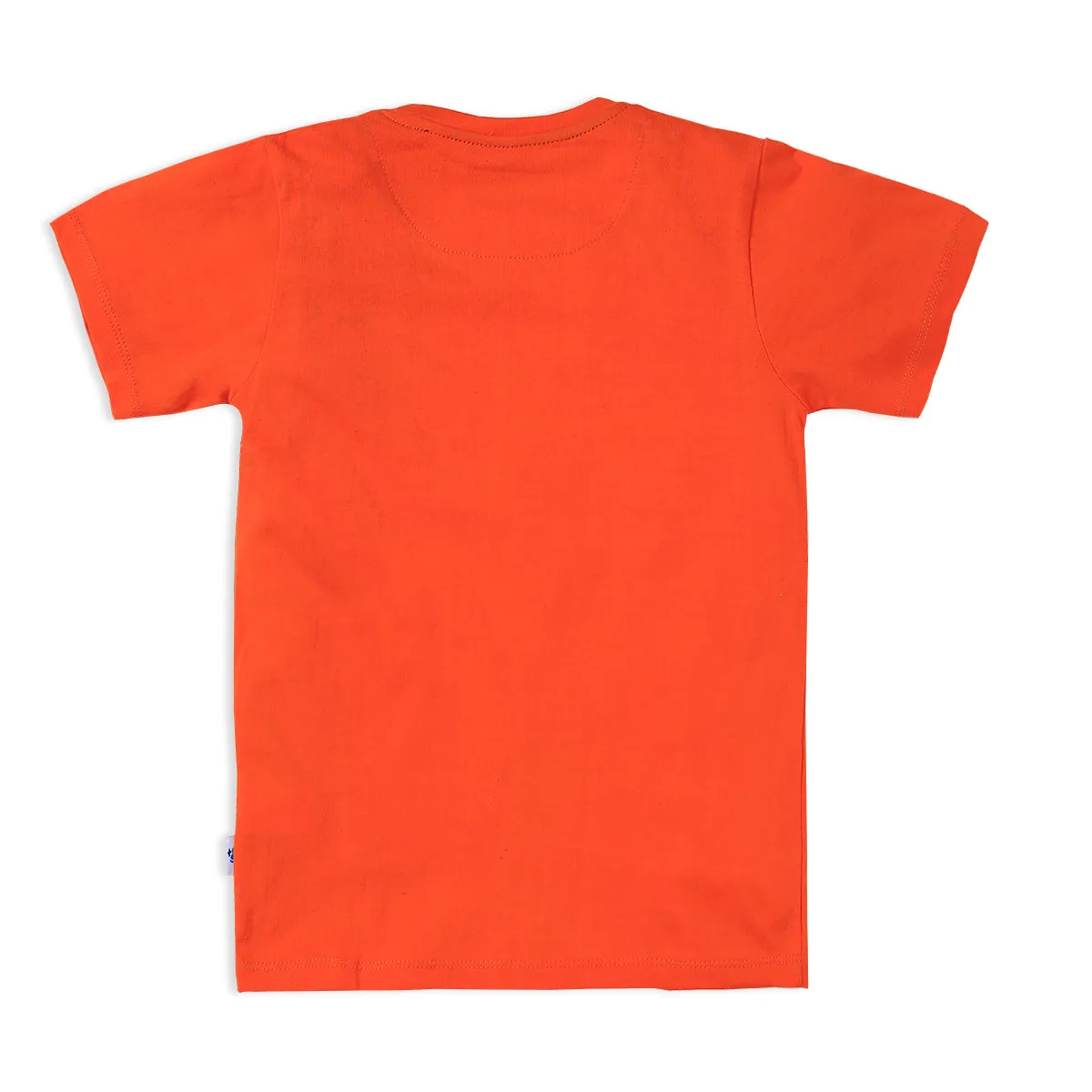 Orange Animal Graphic T-Shirt